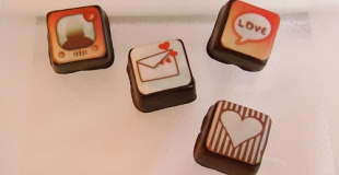 Des coffrets de chocolats en forme d'iPhone