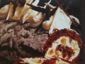 Bûche au chocolat et à l'orange