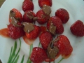 Mes fraises au Nutella